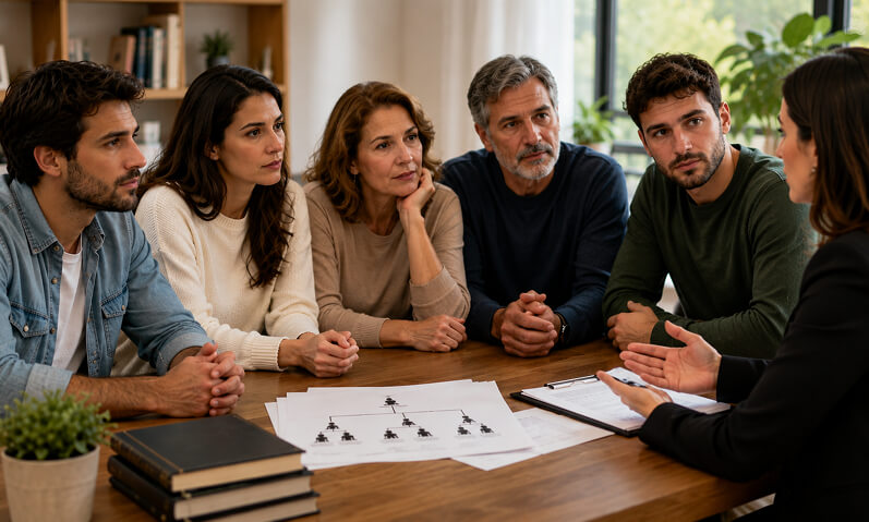 Como funciona a partilha do inventário quando há filhos de outros casamentos?