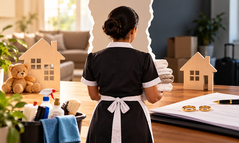 Como fica a relação com os empregados domésticos no divórcio?
